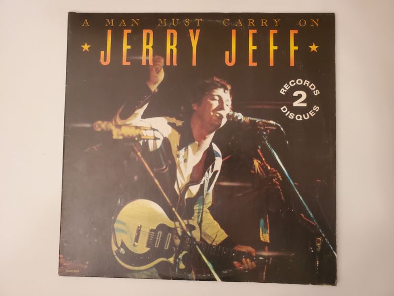 Jerry Jeff A Man Must Carry On vinyl record
